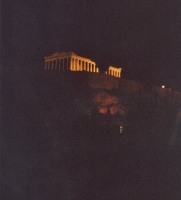 Parthenon By Night