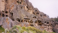 Pre Inca Cliff Burial