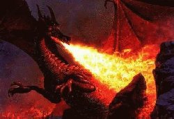 A fire-breathing Dragon